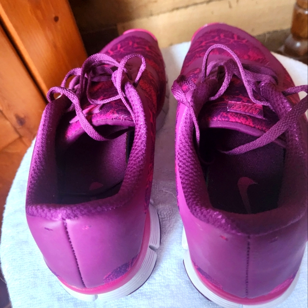 Nike Women's Free 5.0 V4 Running Athletic Shoes- Size 9.5-Mulberry - Picture 9 of 11